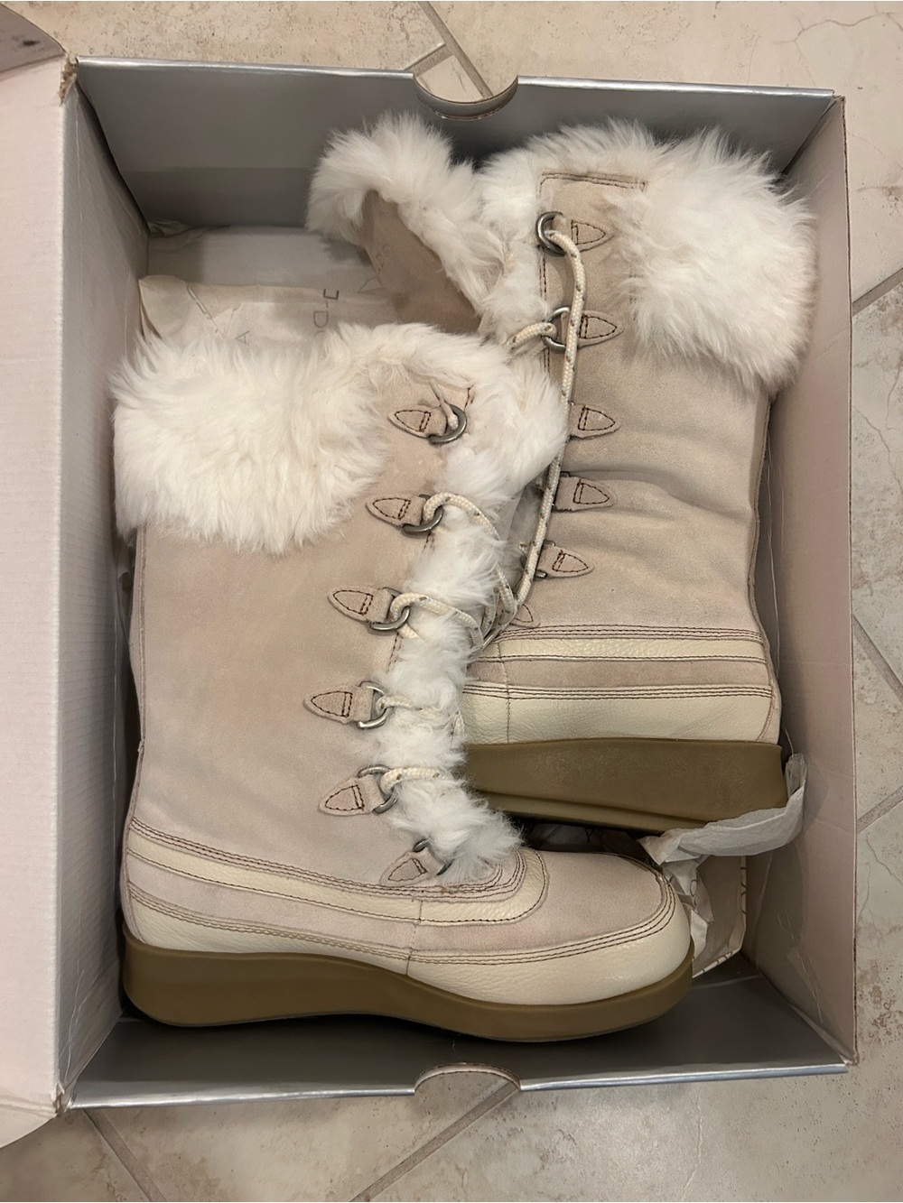 ALDO faux fur winter snow boots